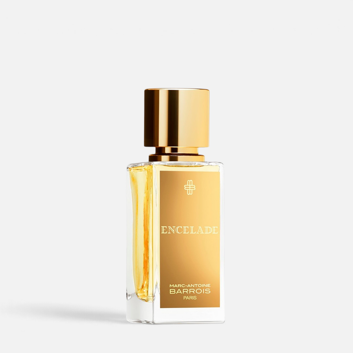 Shop Rescue Spa Encelade Eau de Parfum in a rectangular glass bottle with a gold label and matching gold cap.
