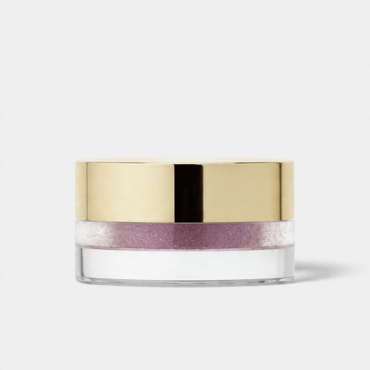 Shop Rescue Spa Eye Frost shimmering lilac eyeshadow in a glass jar with a gold lid