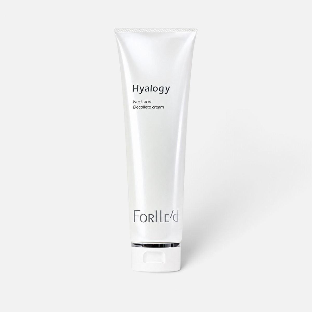Shop Rescue Spa Forlled Hyalogy Neck and Decollete Cream in a white 50g tube for firming and hydrating delicate skin.