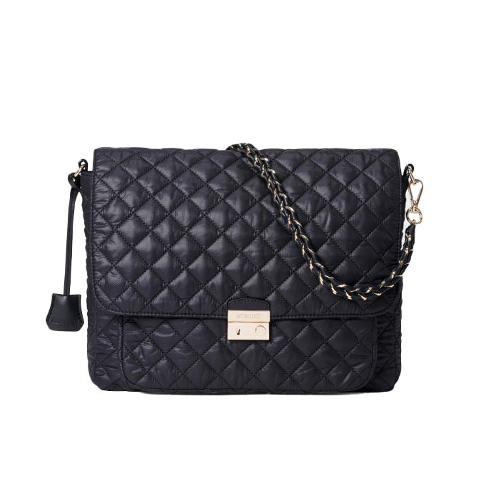 Large Crosby Lock Crossbody - Black