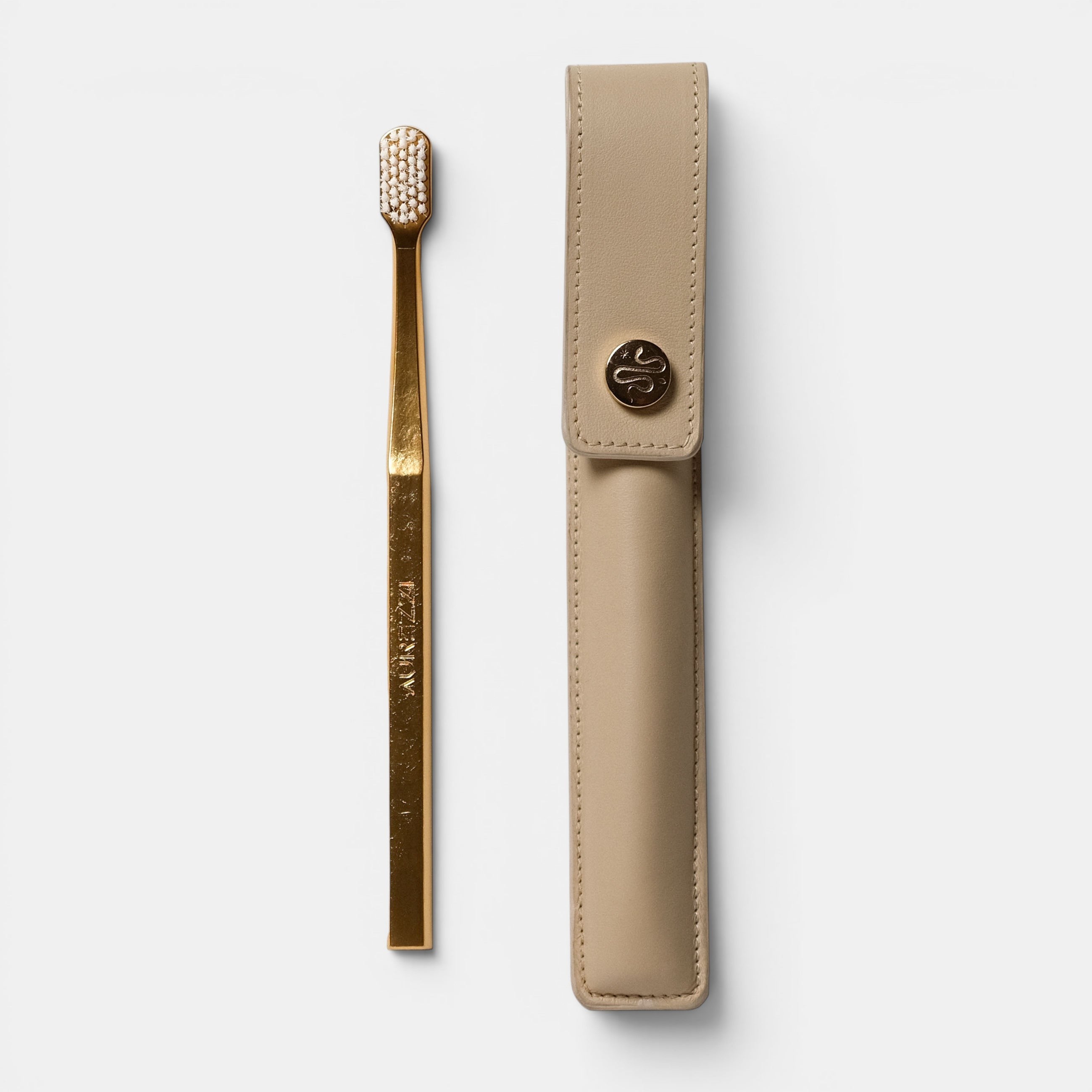 Leather Case & Toothbrush