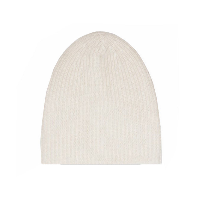 Cashmere Plush Rib Beanie