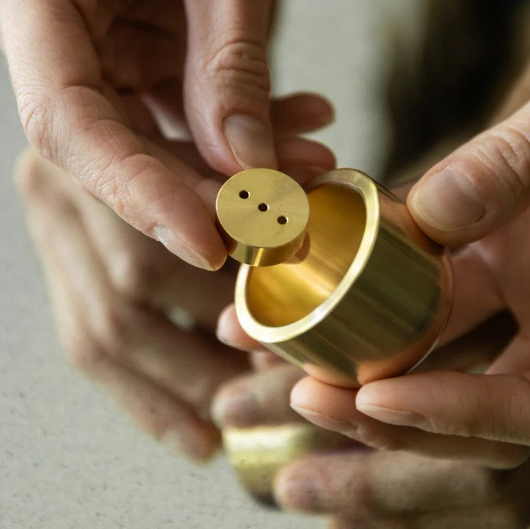 &INCENSE Brass Incense Stand