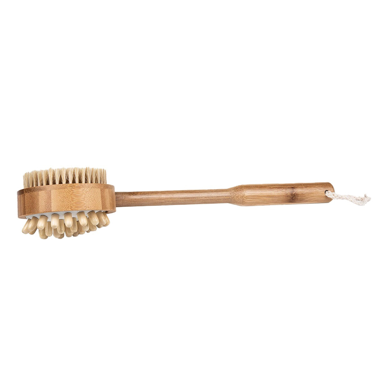Bamboo Long Handle Massage Brush