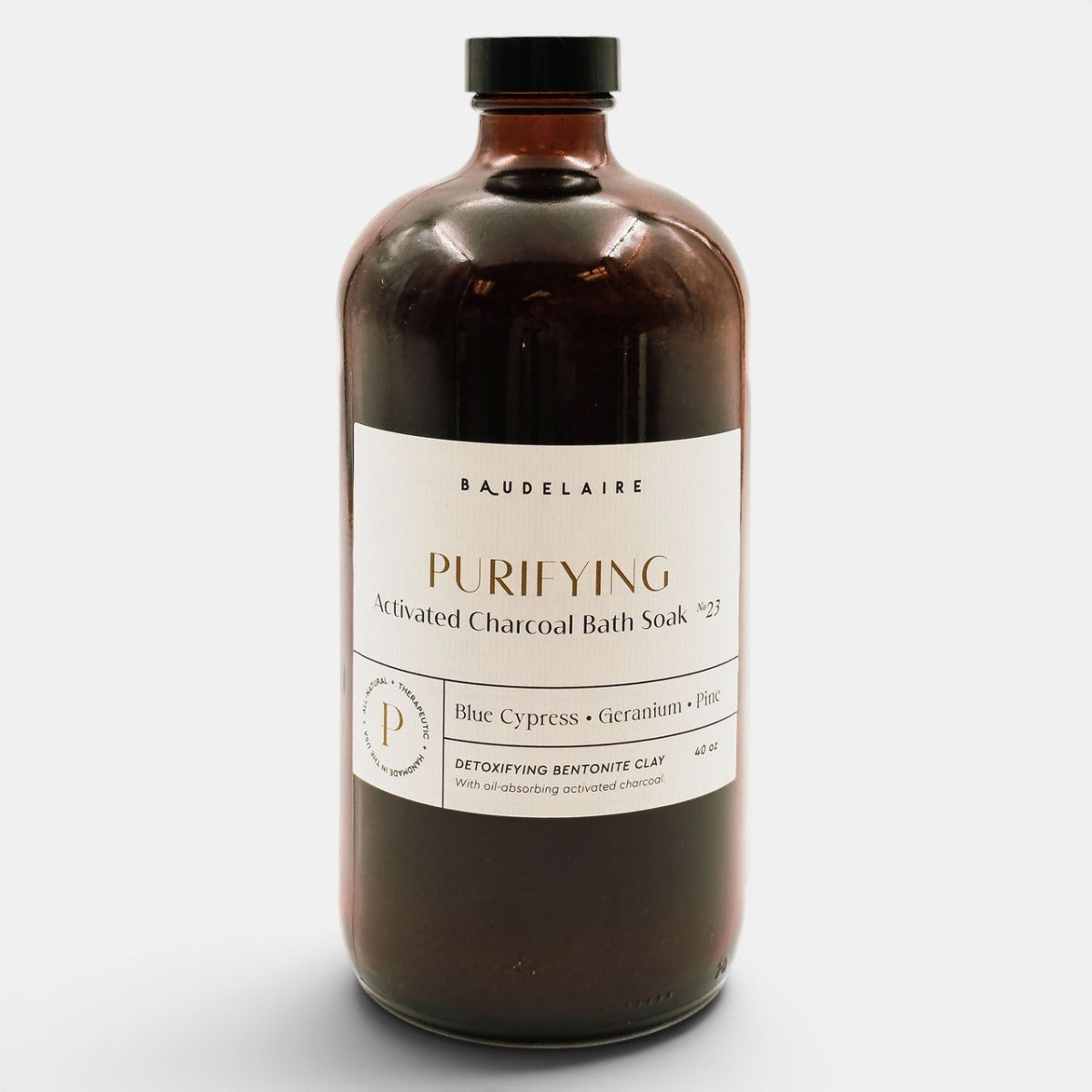 Purifying Activated Charcoal Bath Soak