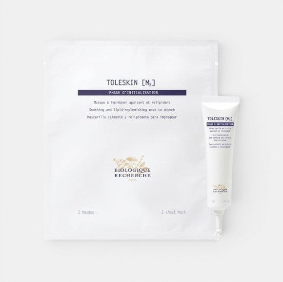 Biologique Recherche Toleskin M2 skincare product packaging on a white background