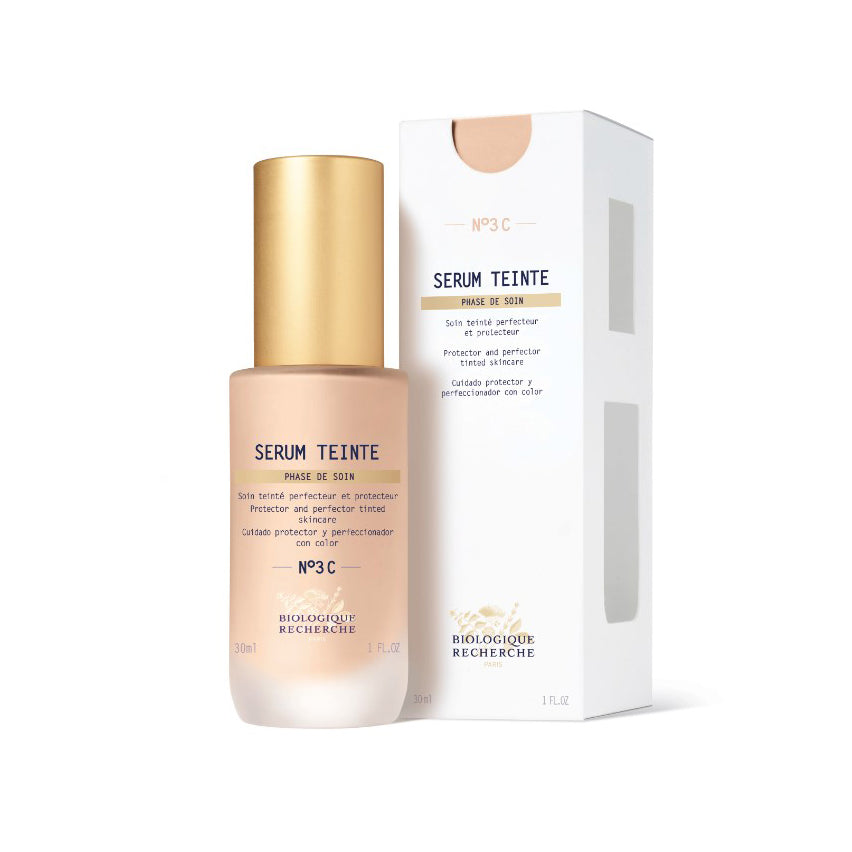Biologique Recherche Serum Teinte N3C bottle and packaging on a white background
