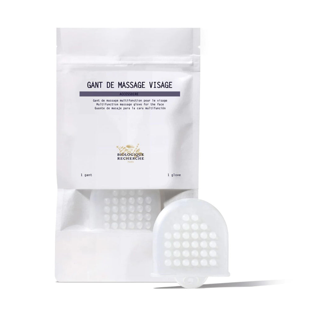 Gant De Massage Vissage. Mini glow facial tool that helps with circulation and product absorption.