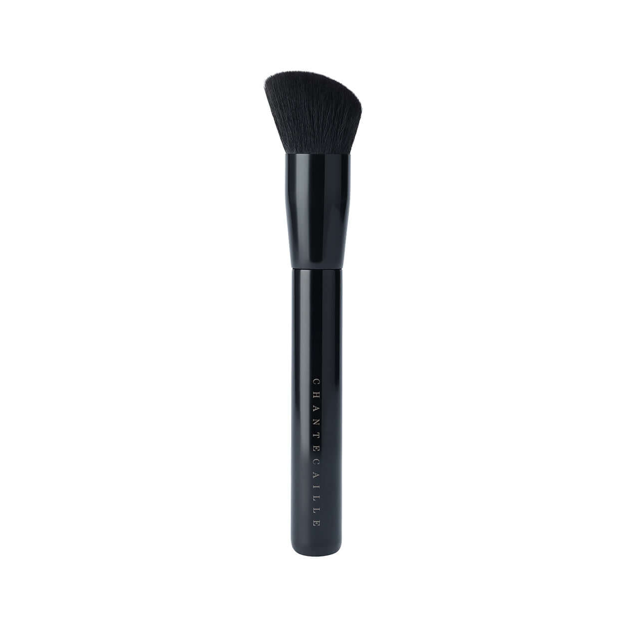 Chantecaille Blend and Smooth brush positioned upright with a white background. Perfect for blending liquid, powder and gel formulas seamlessly across the skin.