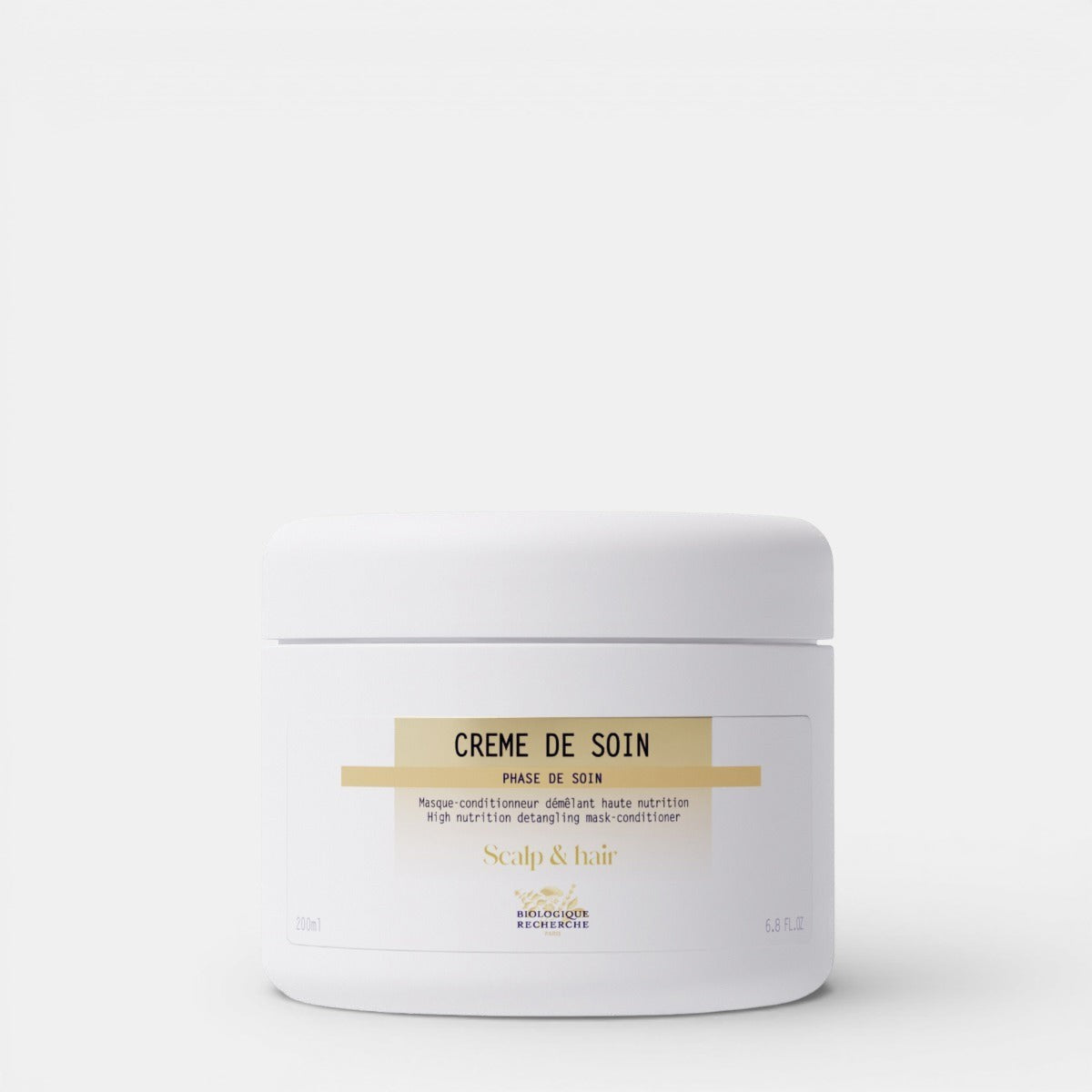 Crème de Soin – a rich, nourishing hair mask and conditioner that detangles, smooths, and restores shine to dry or damaged hair.