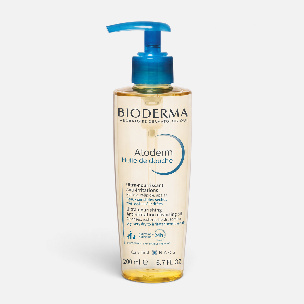 Shop Rescue Spa Bioderma Atoderm Cleansing Oil in a 200ml pump bottle for dry, sensitive skin