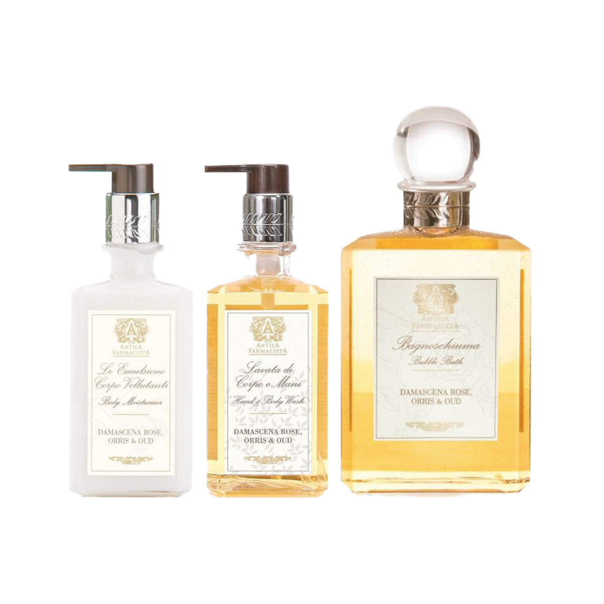 Damascena Rose, Orris & Oud Body Set