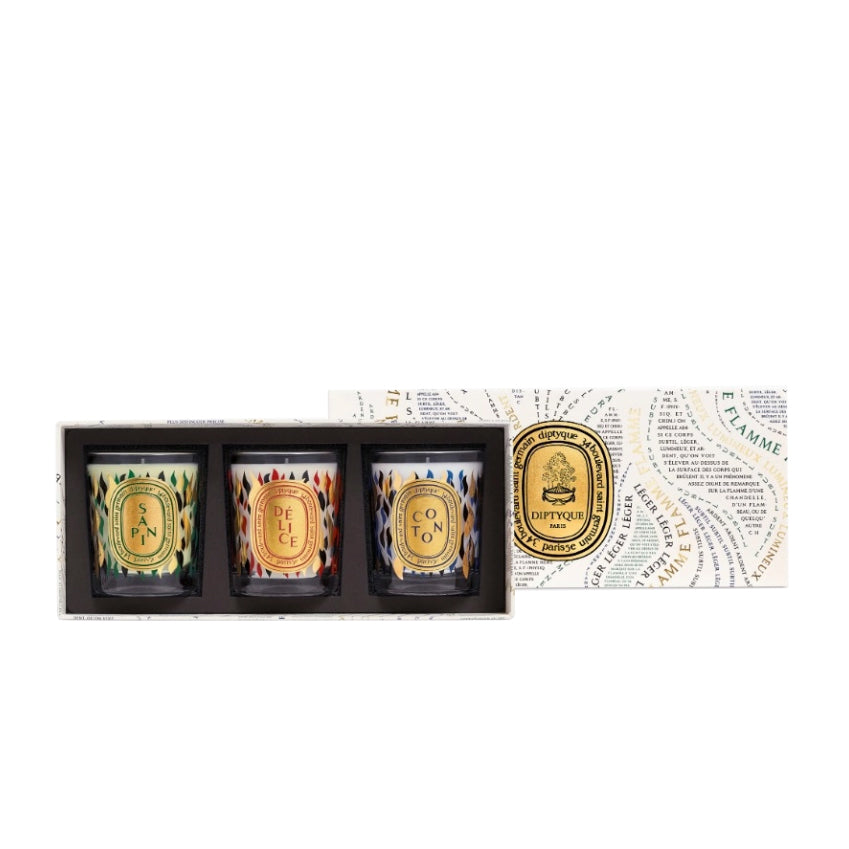 Set of 3 Holiday Mini Candles