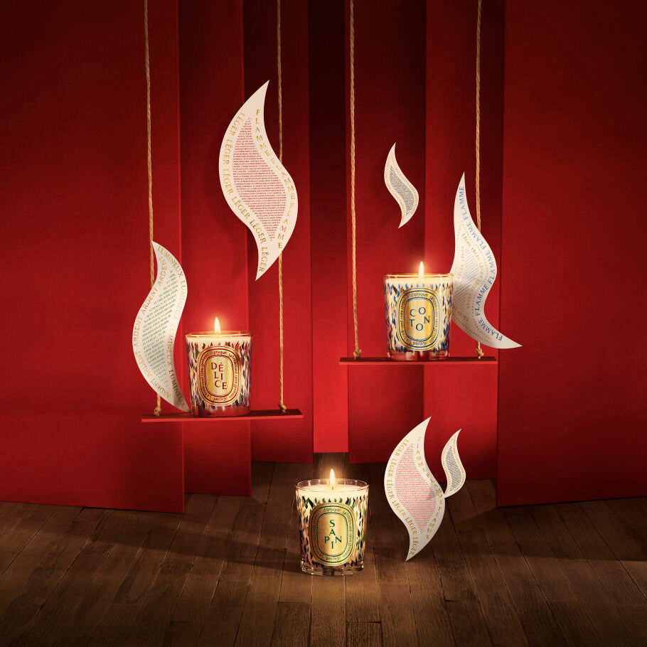 Set of 3 Holiday Mini Candles