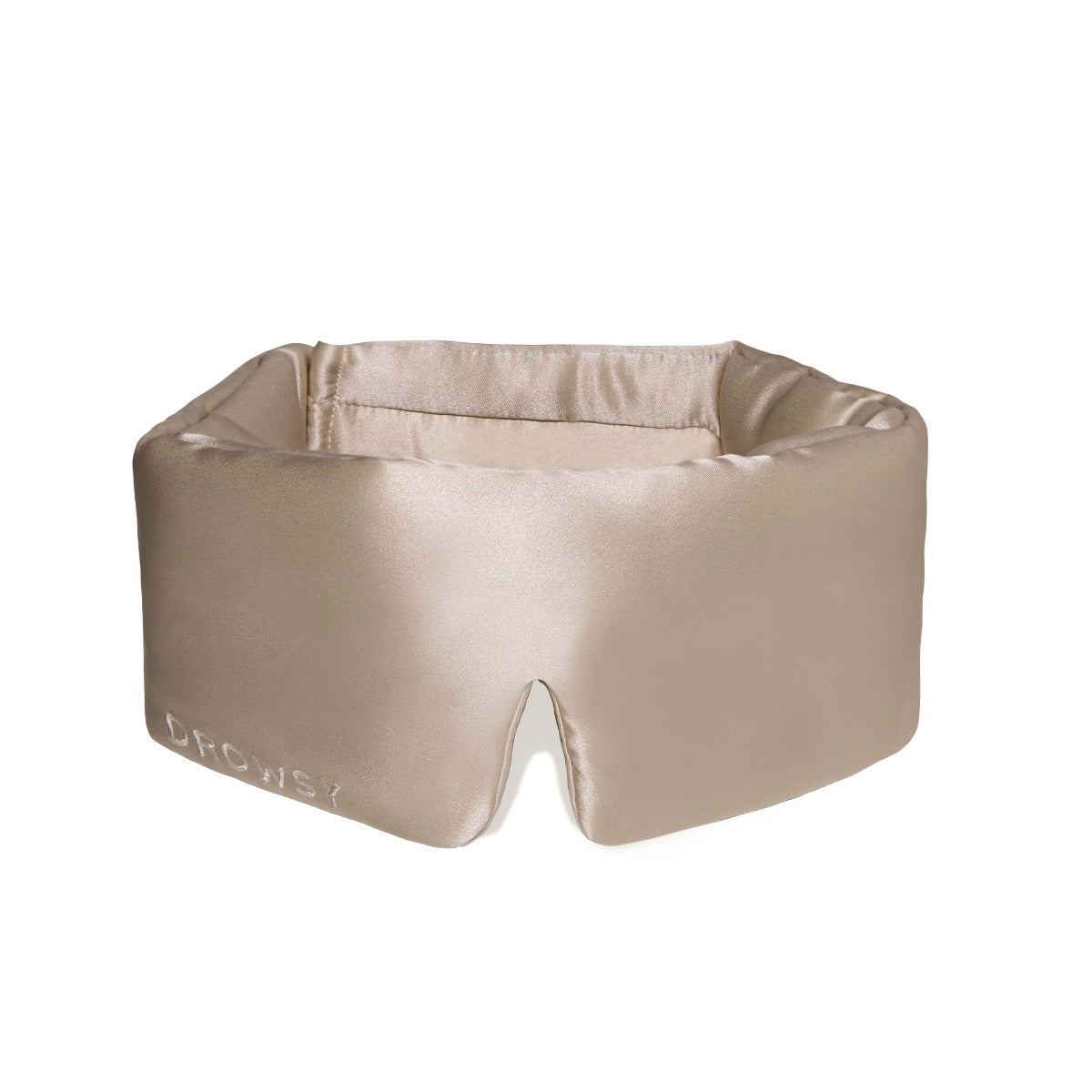 Dusty Gold Silk Sleep Eye Mask