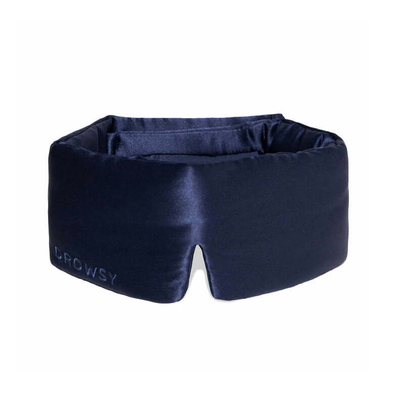 Midnight Blue Silk Sleep Eye Mask