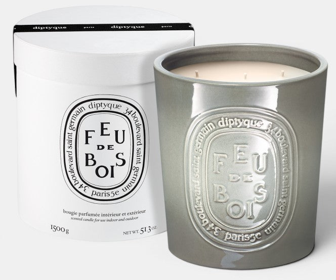 Feu De Bois/Wood Fire Indoor & Outdoor 1500g Candle