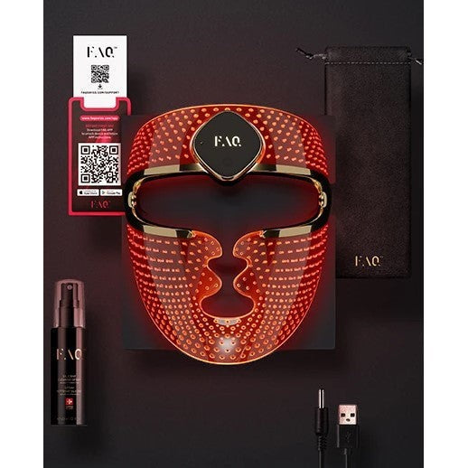 FAQ 202 Anti-aging Silicone LED Face Mask