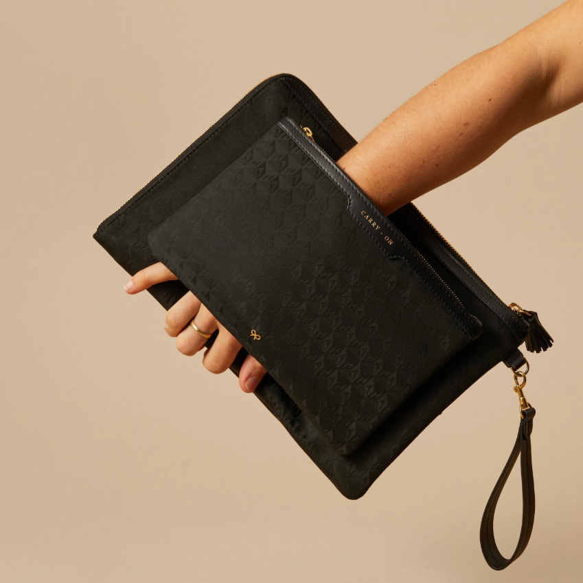 Journey Essentials In Black AH Logo Nylon