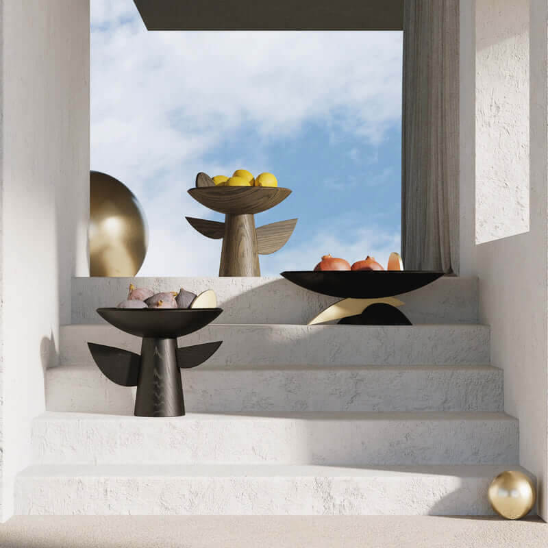 Kelly Behun Blackened Oak Footed Bowl