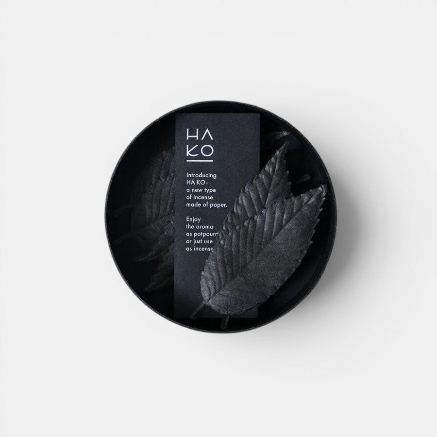 HA KO Paper Incense - Black Set of 6 (Focus)