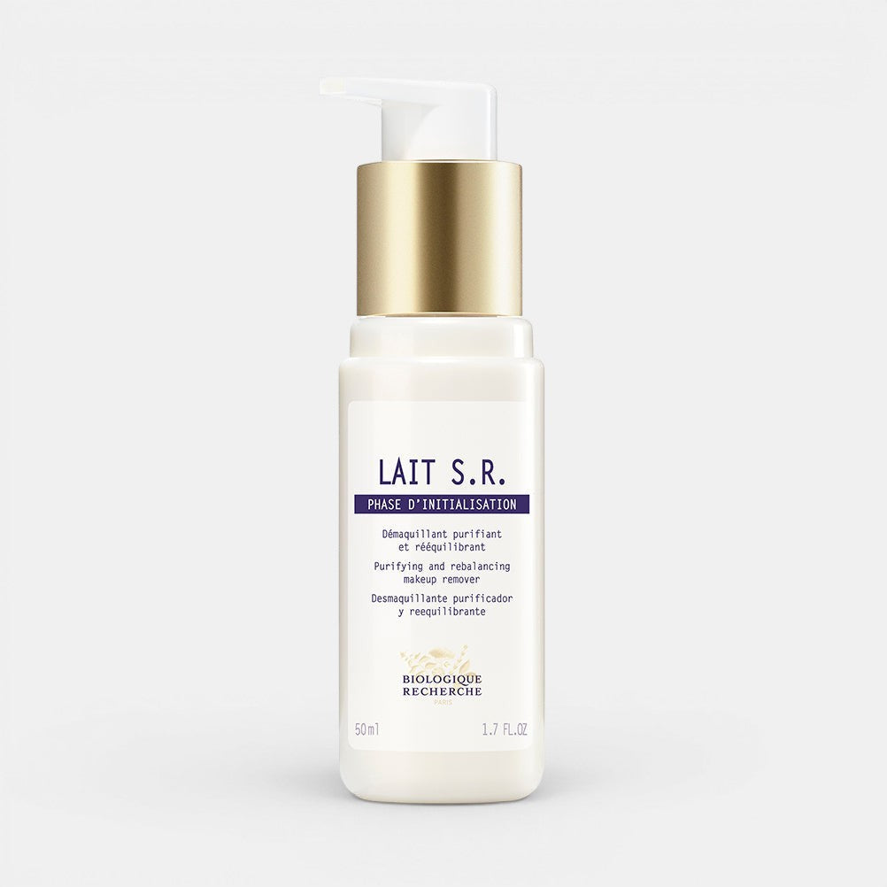 Biologique Recherche Lait S.R. Cleanser – gentle gel-cream formula for oily and combination skin. Size 1.7 fl.oz