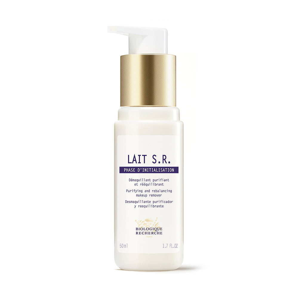 Biologique Recherche Lait S.R. Cleanser – gentle gel-cream formula for oily and combination skin. Size 1.7 fl.oz