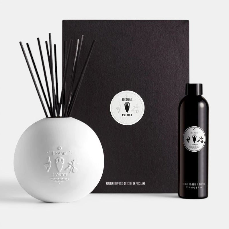 Bois Sauvage Porcelain Diffuser Set