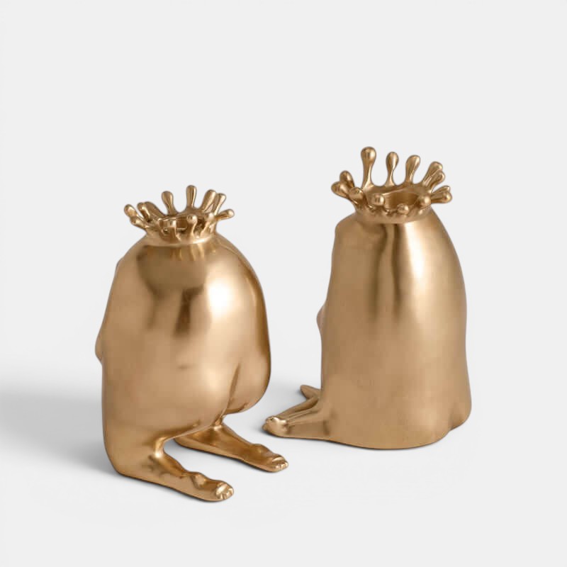 Haas King + Queen Candlesticks (Set of 2)