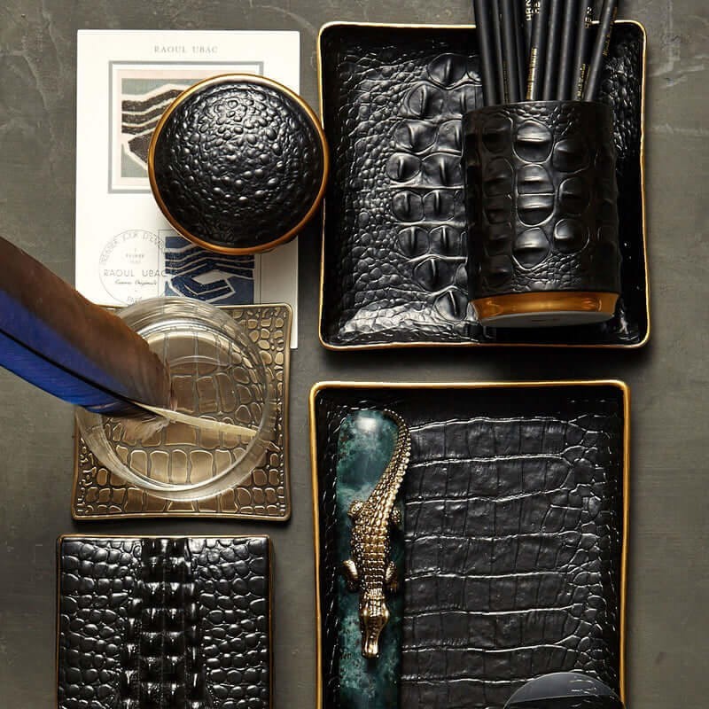 Crocodile Rectangular Tray