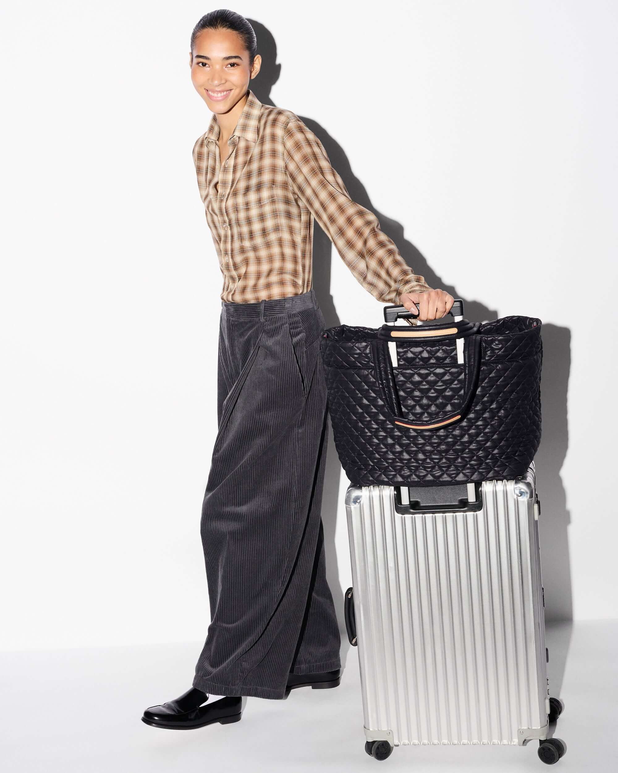 Large Metro Tote Deluxe II - Black