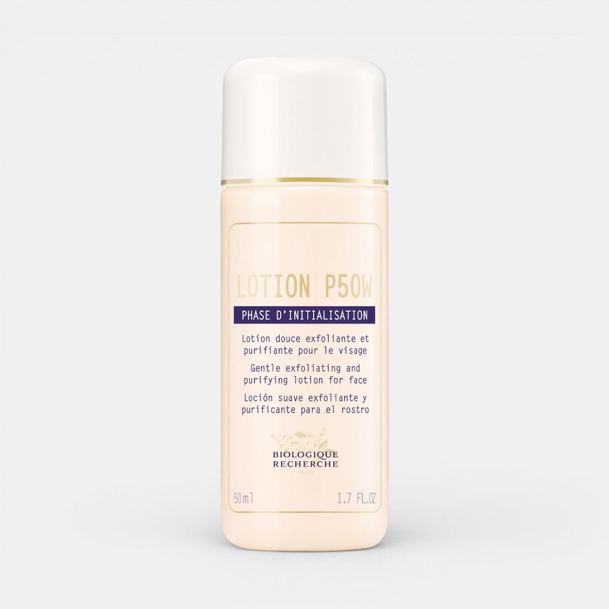 Biologique Recherche Lotion P50W, a gentle exfoliating and purifying lotion for the face, Size 1.7 fl. oz