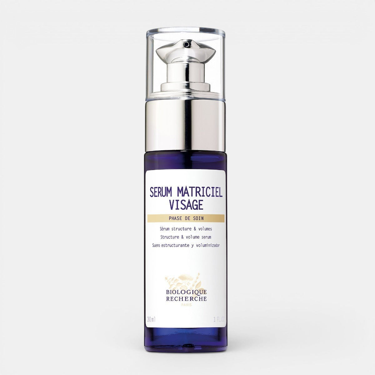 Serum Matriciel Visage – Blue glass bottle of Biologique Recherche&