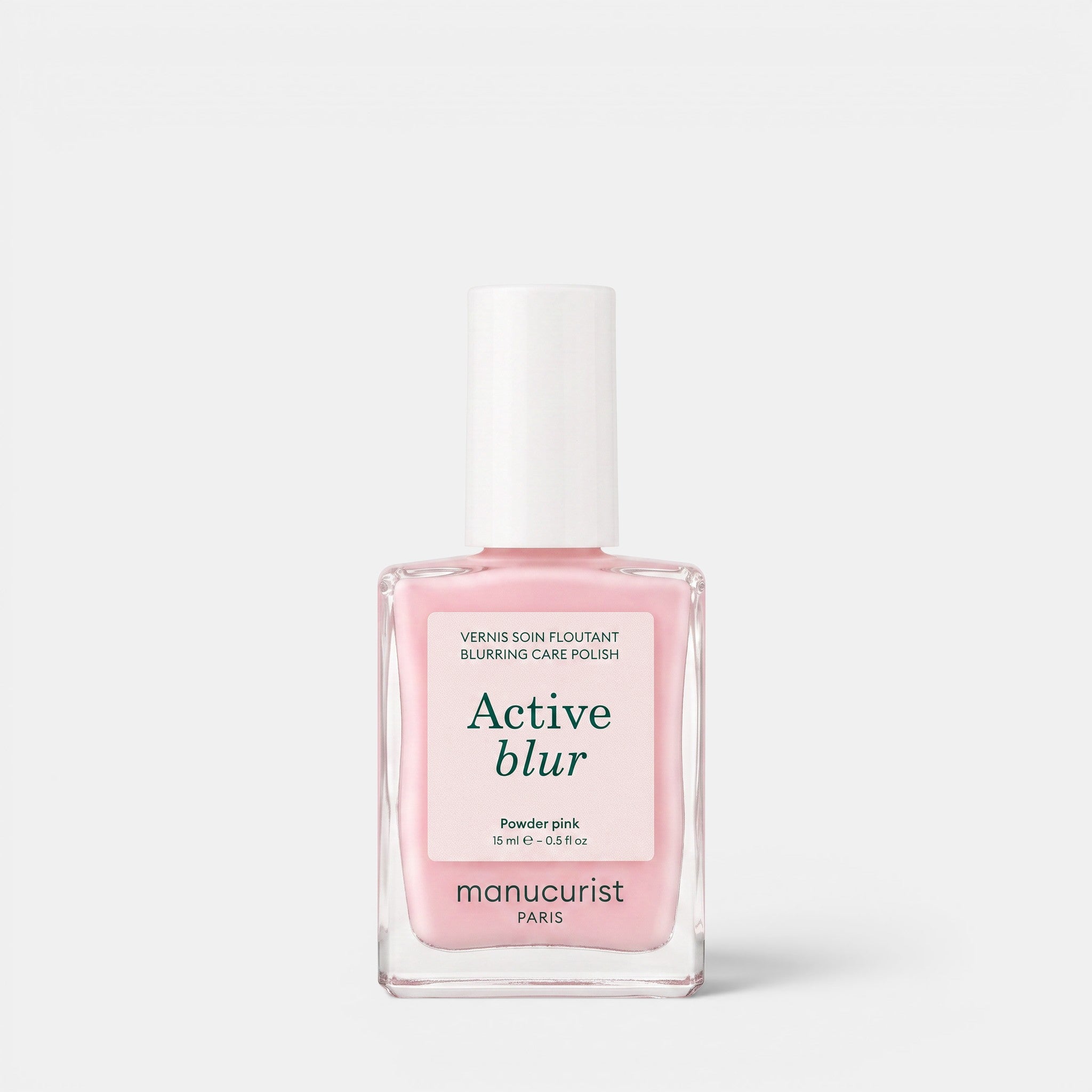 Shop Rescue Spa Active Blur powder pink nail polish bottle with a matte finish for strengthening and smoothing nails.