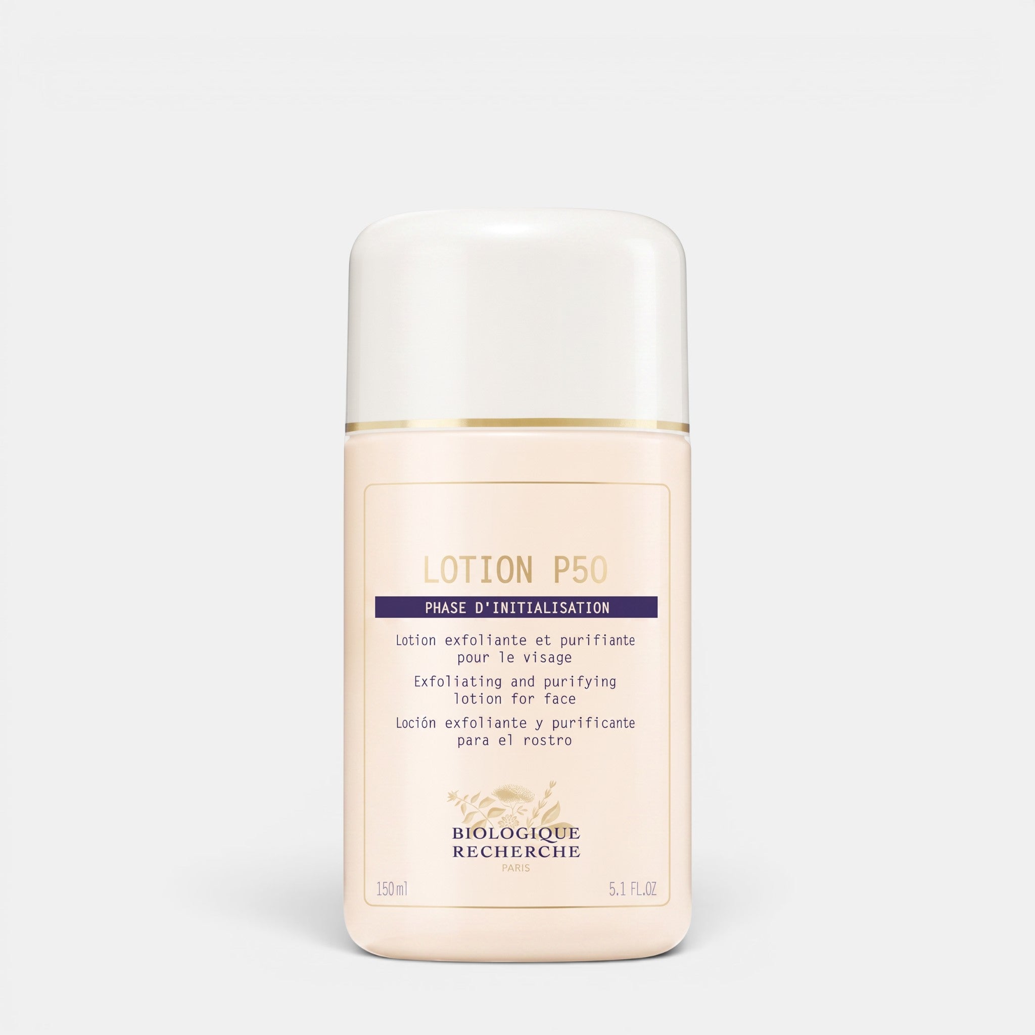 Shop Rescue Spa Biologique Recherche Lotion P50 exfoliating and balancing facial toner in a 150ml bottle.