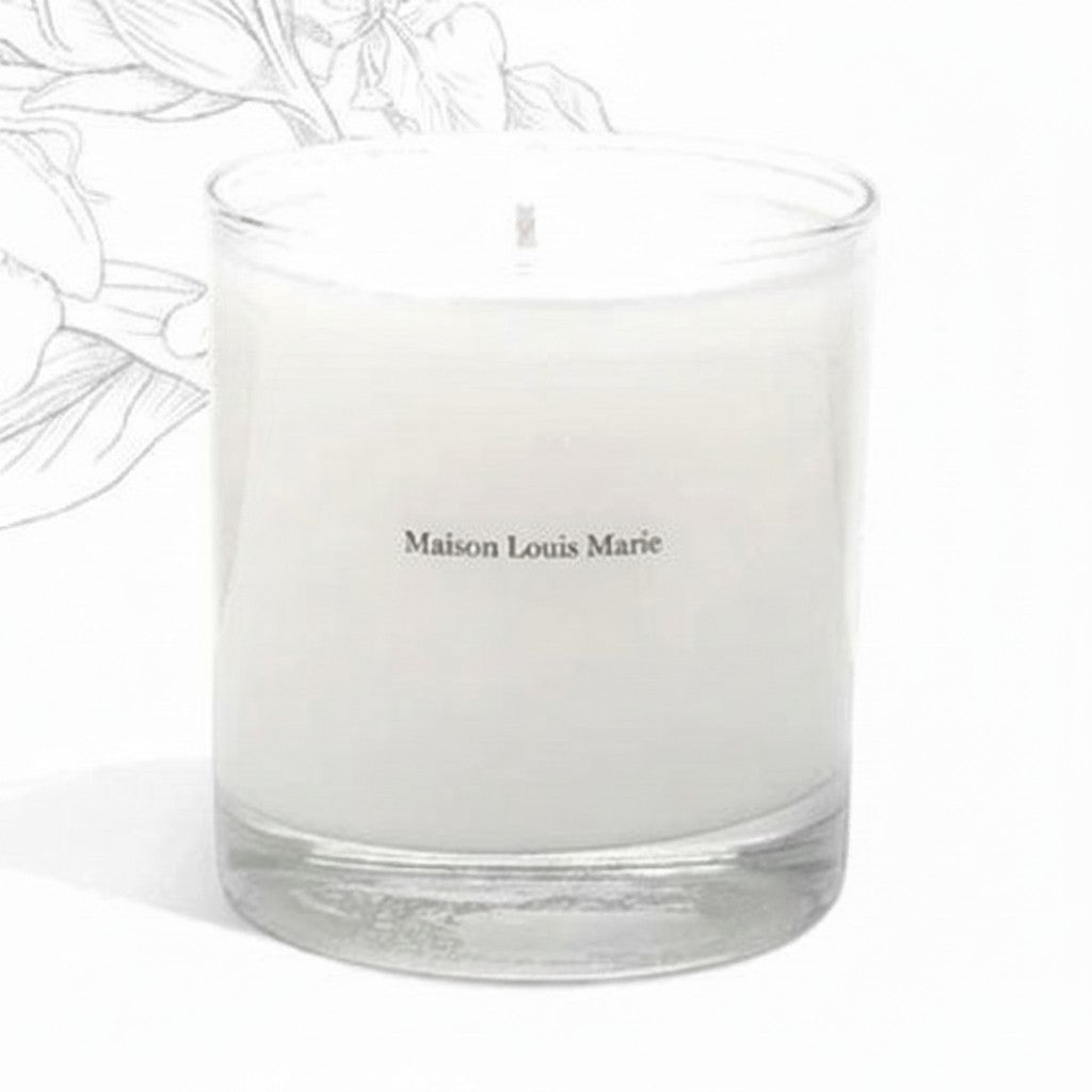 Shop Rescue Spa No. 12 - Bousval candle in a clear glass jar with a soy blend wax and cotton wick. Scent notes of orange, bergamot, cardamom, ginger, eucalyptus, oakmoss, woods, and musk.
