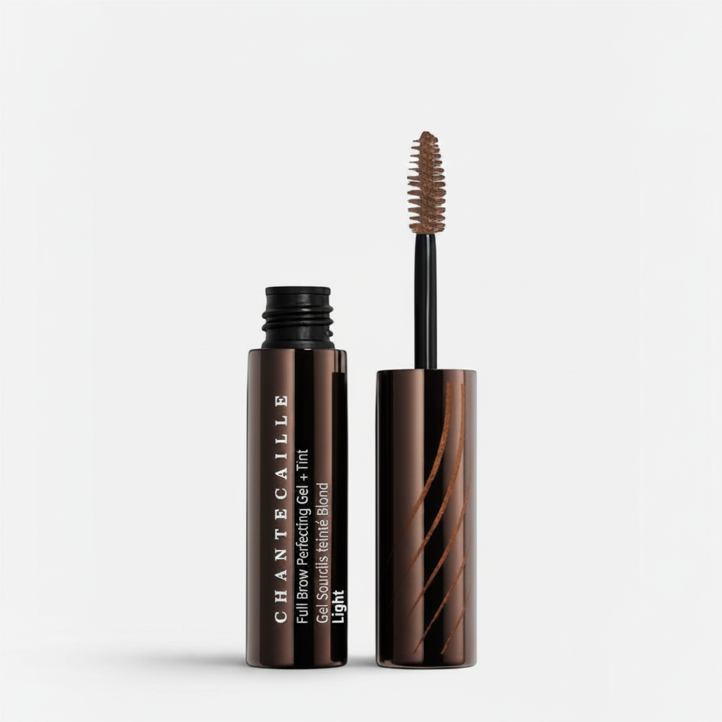 Shop Rescue Spa Chantecaille Full Brow Perfecting Gel + Tint in Light shade with applicator wand