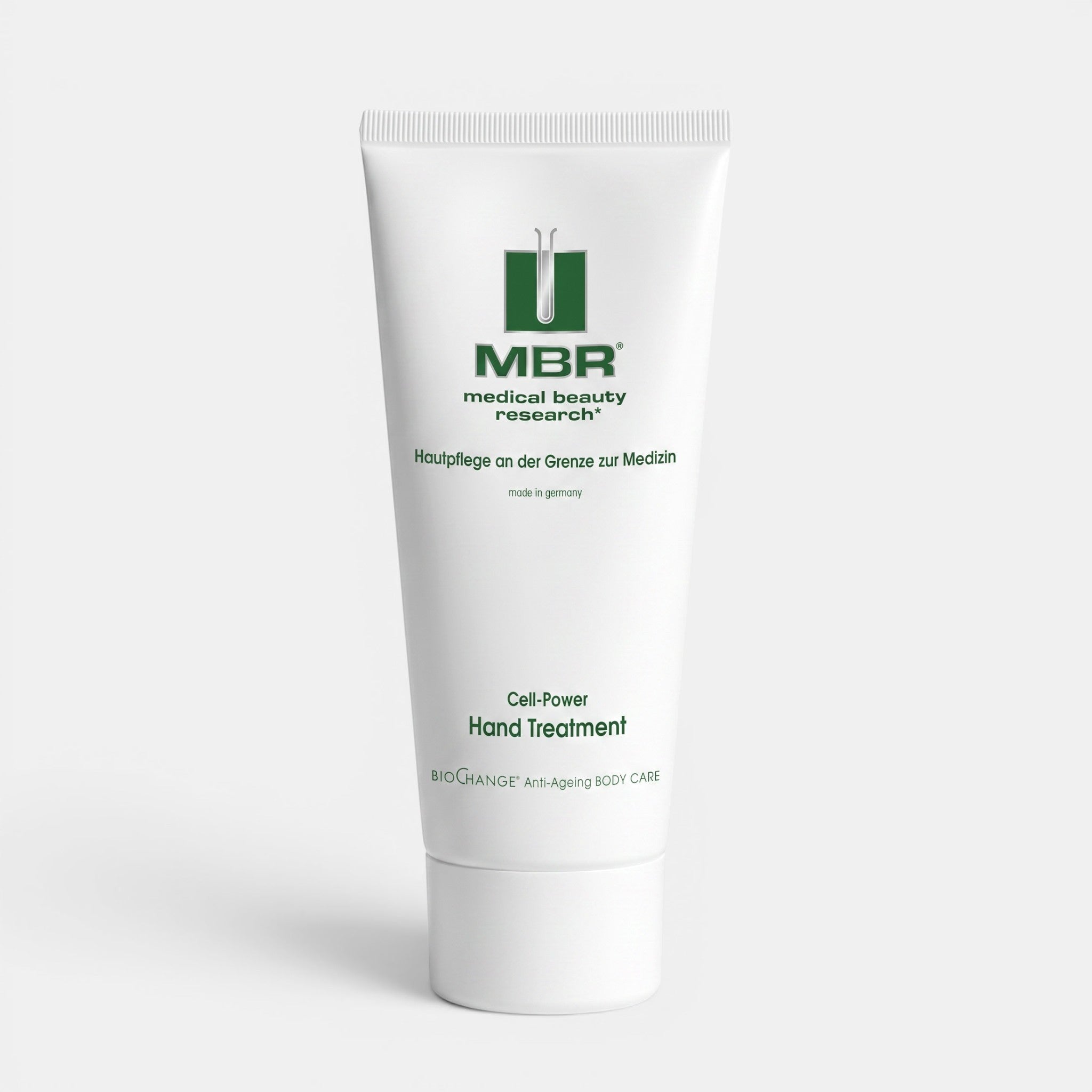 Shop Rescue Spa MBR Cell-Power Hand Treatment cream in a white 100ml squeeze tube for intensive skin care.