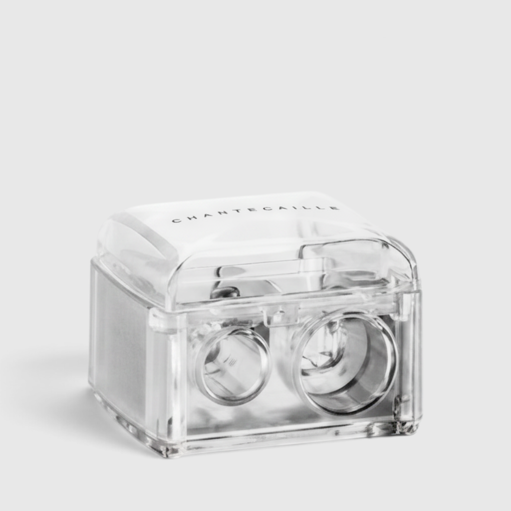 Shop Rescue Spa duo pencil sharpener with clear casing for slim and jumbo cosmetic pencils