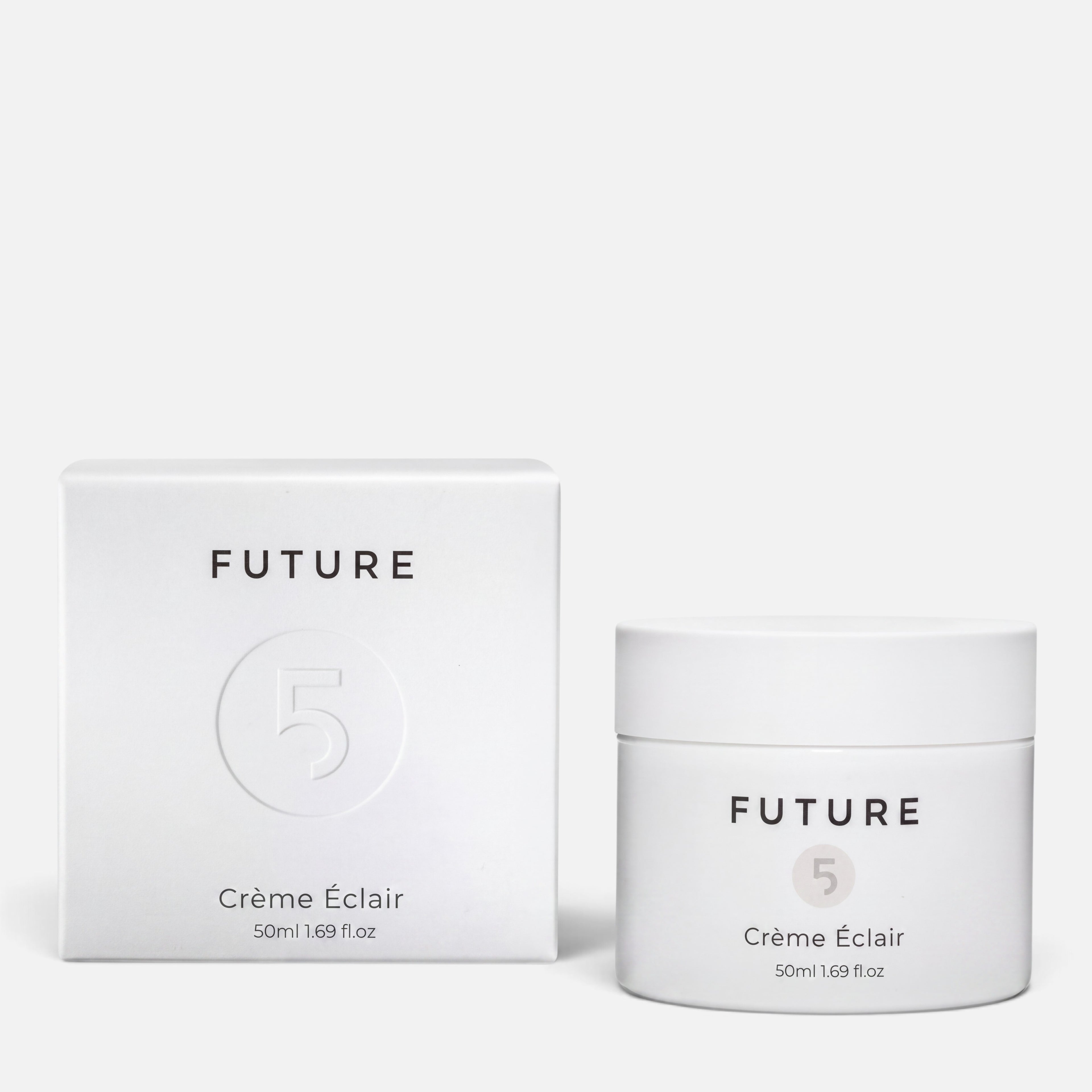 Shop Rescue Spa Creme Eclair 50ml moisturizer jar and matching white product box for hydrating and purifying skin