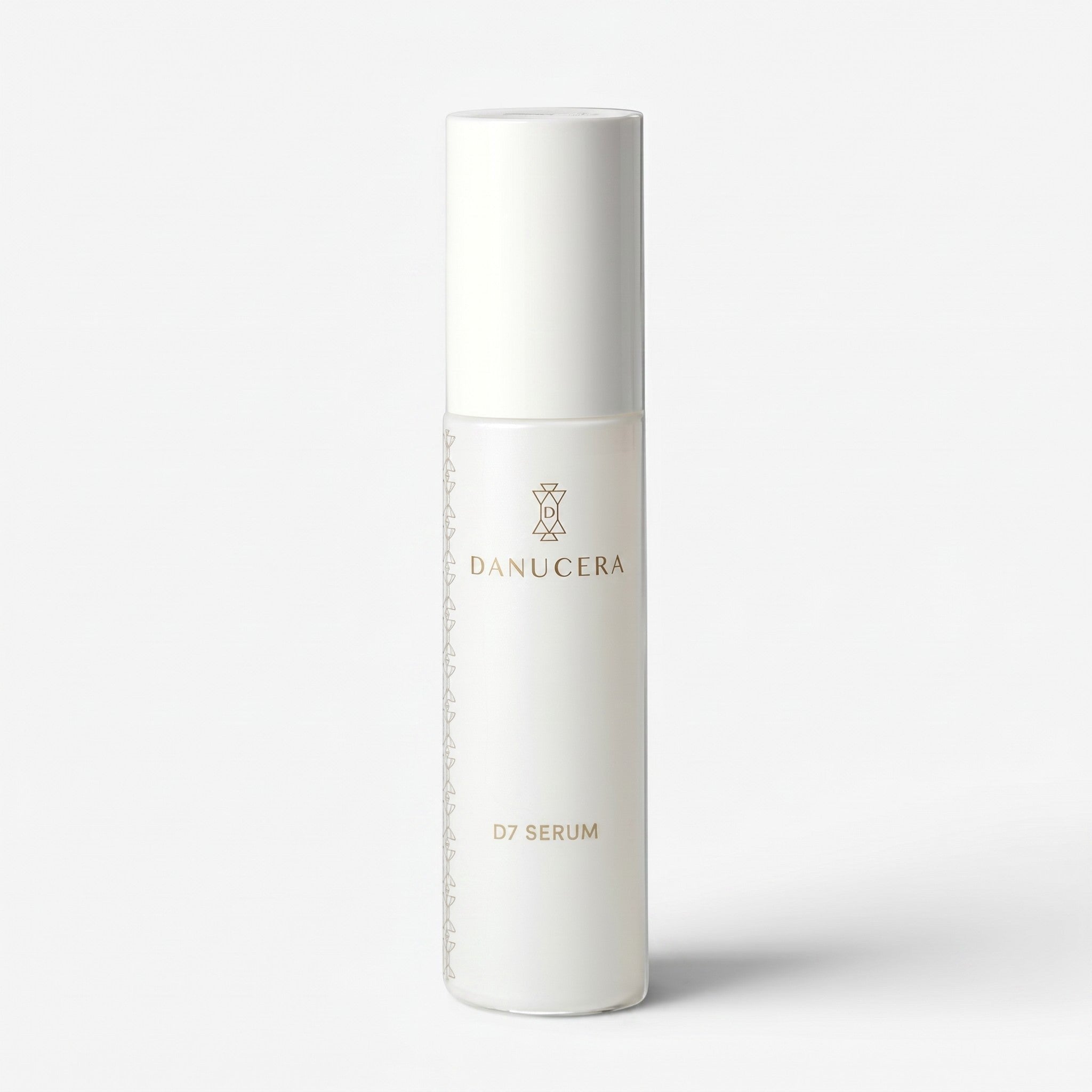 Shop Rescue Spa D7 Serum in a sleek white pump bottle with minimalist gold branding for radiant skin hydration.