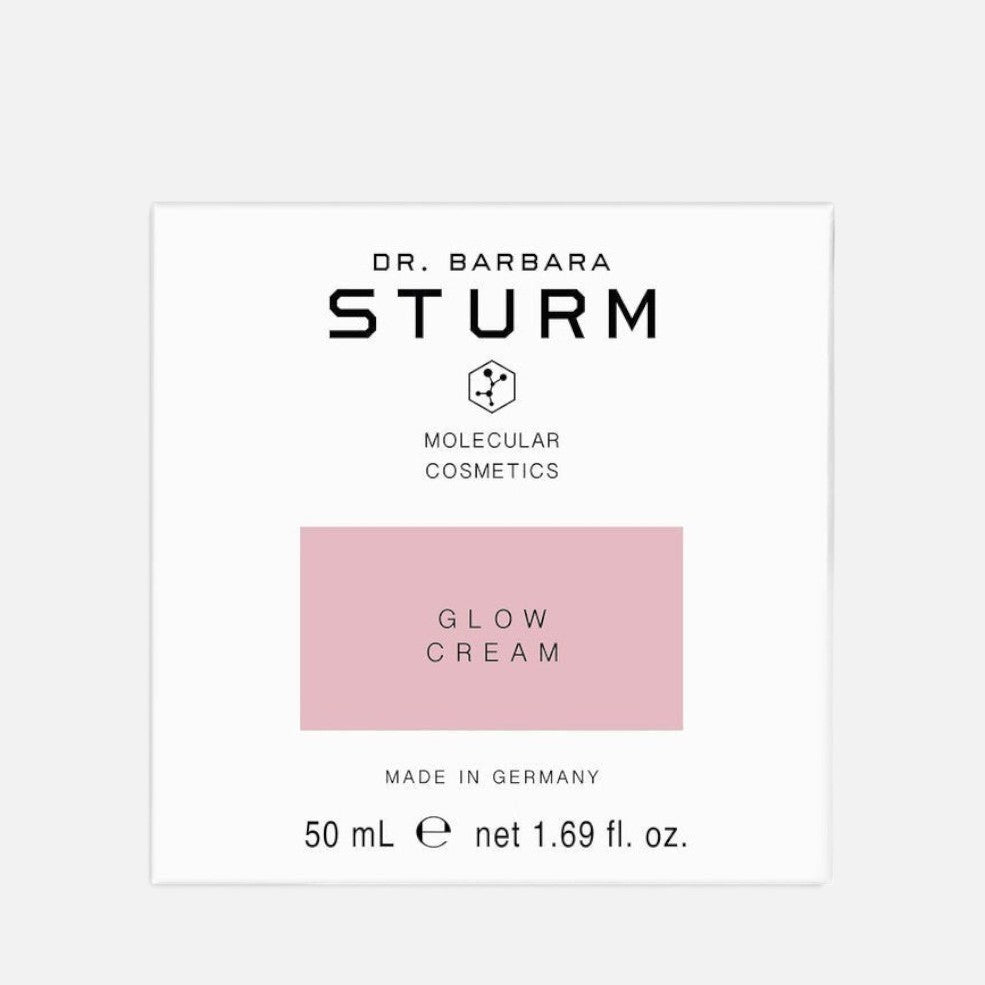 Shop Rescue Spa Dr. Barbara Sturm Glow Cream moisturizer in a white box with a soft pink label