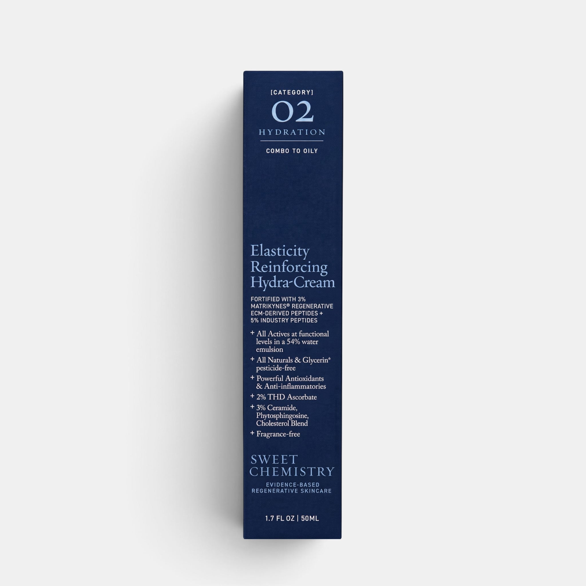 Shop Rescue Spa Elasticity Reinforcing Hydra-Cream in a dark blue box with white text for combination to dry skin.