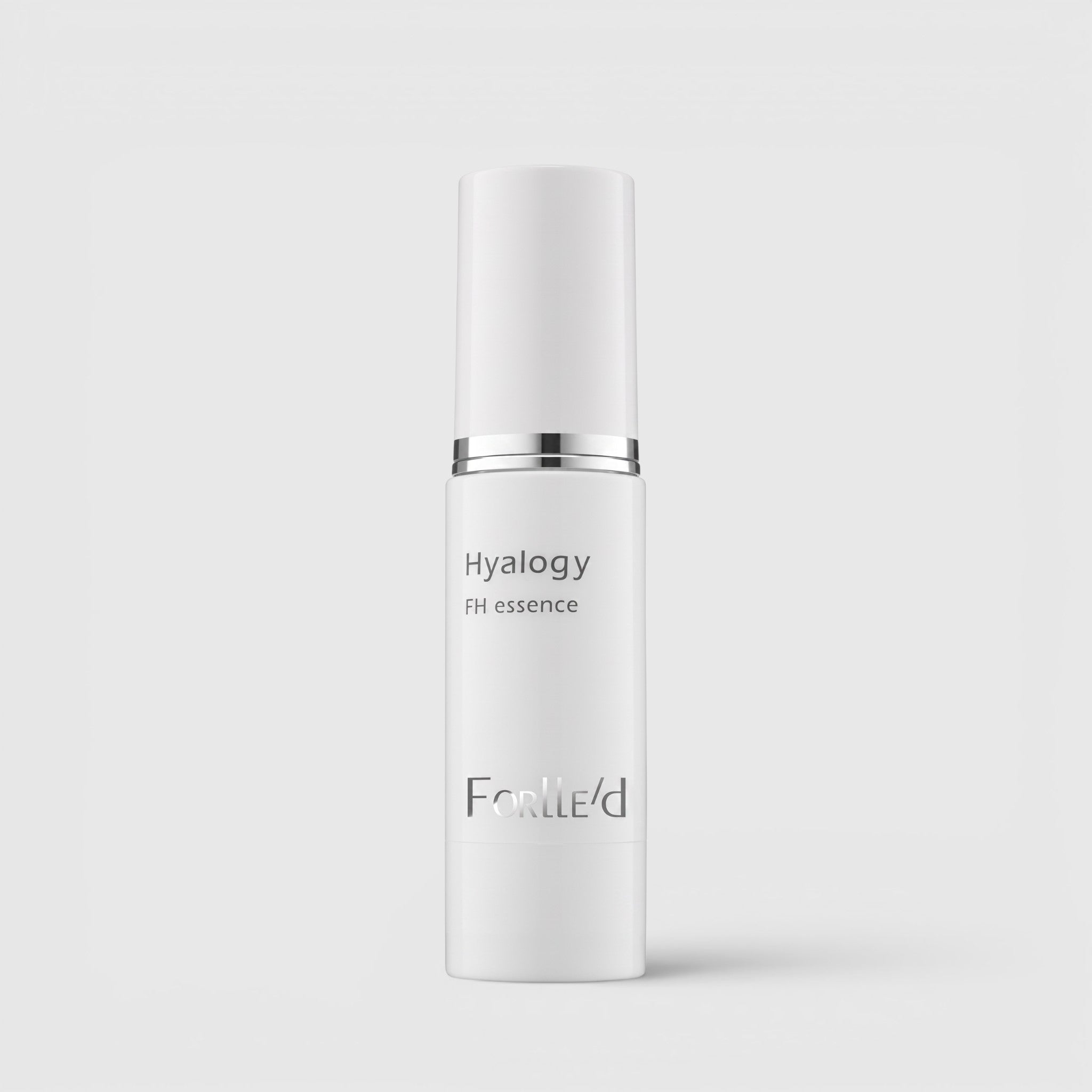 Shop Rescue Spa Hyalogy FH Essence anti-aging serum in a 30ml white pump bottle for mature skin.