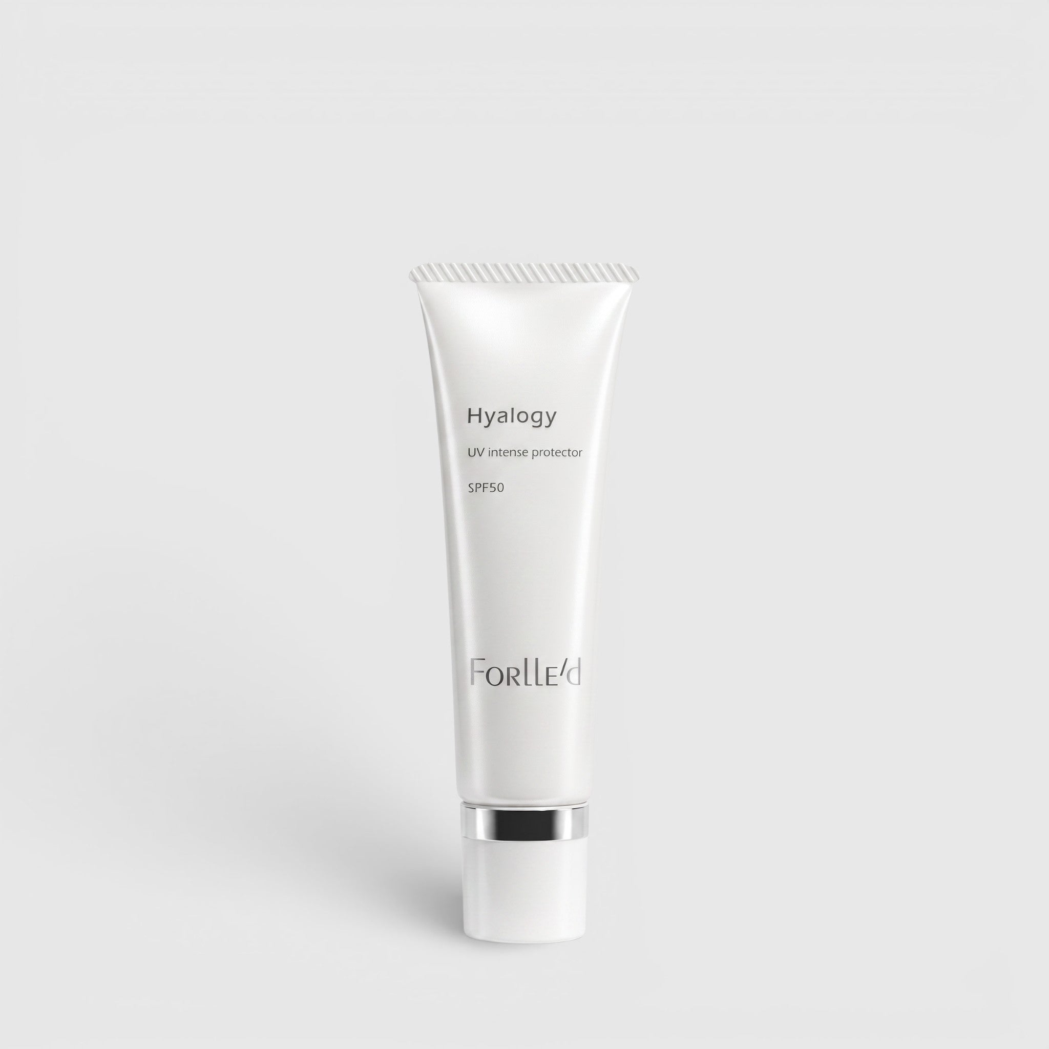 Shop Rescue Spa Hyalogy UV Intense Protector SPF 50 in a white 30g squeeze tube for anti-aging and sun protection.