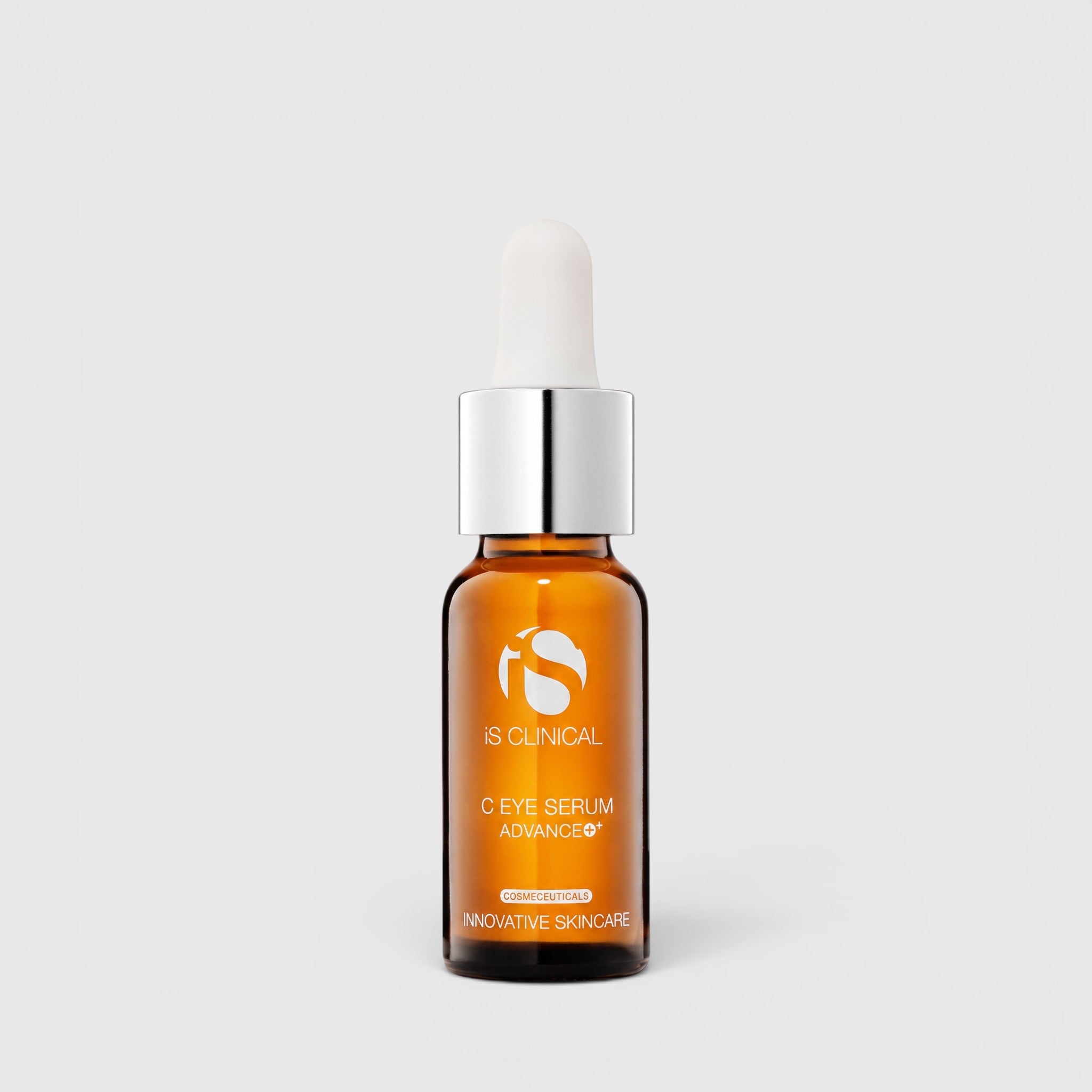 Shop Rescue Spa iS CLINICAL C Eye Serum Advance+ in an amber glass dropper bottle for under-eye treatment.