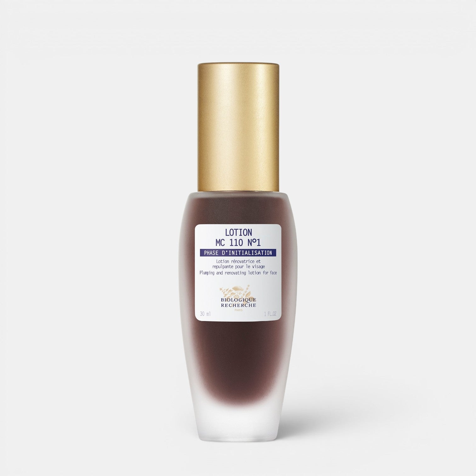Shop Rescue Spa Biologique Recherche Lotion MC110 No.1 exfoliating face lotion in a 30ml frosted glass bottle.