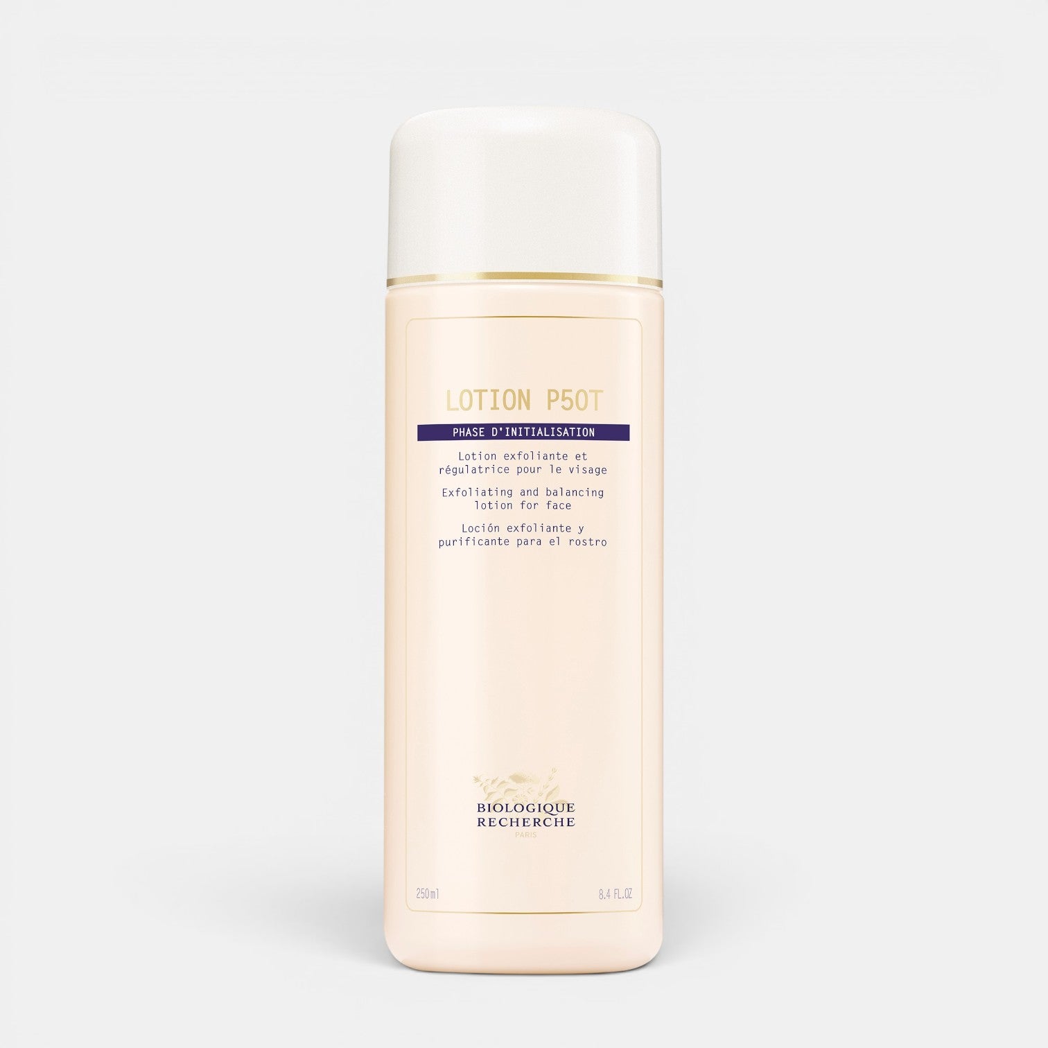 Shop Rescue Spa Biologique Recherche Lotion P50T exfoliating and balancing facial toner in a 250ml bottle.