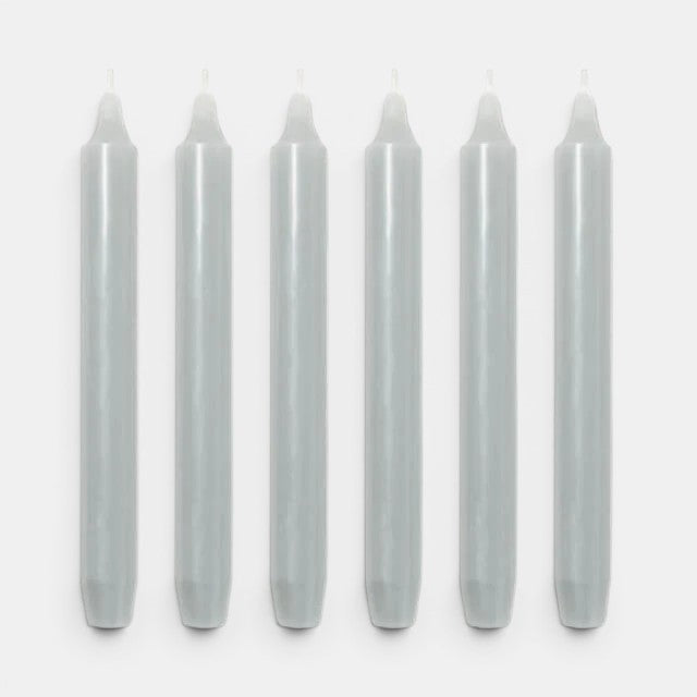 Shop Rescue Spa Madeleine Black Taper Candles, 8" tall, dripless and smokeless wax