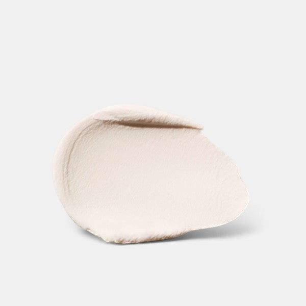 Shop Rescue Spa SPF 45 Mineral Body Creme showing a smooth, white, lightweight sunscreen texture swatch.